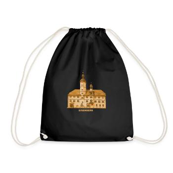 Eisenberg Town Hall Holzland Thuringia - Drawstring Bag - black - Front