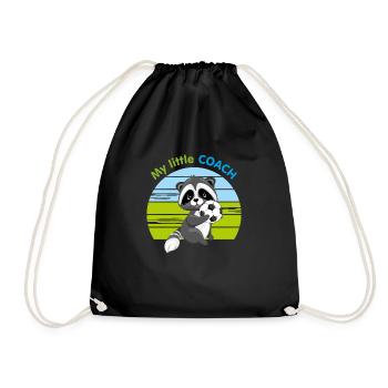 My little coach - Drawstring Bag - black - Front