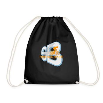 Die Traktion des Fahrrads T-Shirt, bedrucktes Sweatshirt - Turnbeutel - Schwarz - Vorne