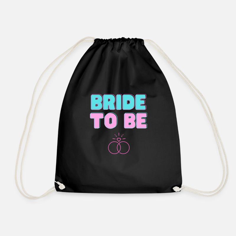 BrideToBe - Turnbeutel - Schwarz
