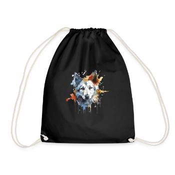 Chemise pour chien 1 - Sac de sport léger - noir - Devant