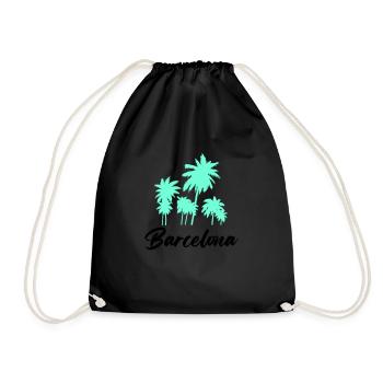 Barcelone - Sac de sport léger - noir - Devant