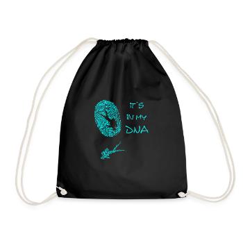 Diving Tauchen Diver Scuba - Turnbeutel - Schwarz - Vorne