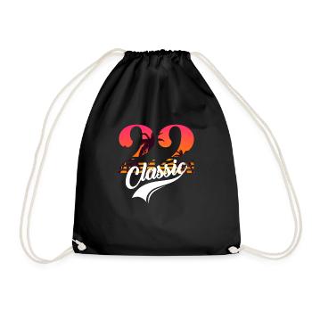 Vintage 1922-22nd anniversary - Drawstring Bag - black - Front