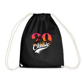 Vintage 1929-29e anniversaire - Sac de sport léger - noir - Devant