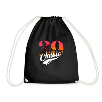 Vintage 1939-39e anniversaire - Sac de sport léger - noir - Devant