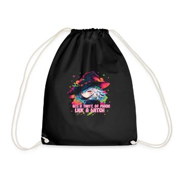 Halloween Style with Our Anime Witch Collection - Drawstring Bag - black - Front
