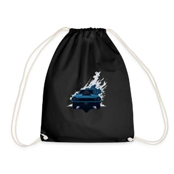 Grafitti auto - Sac de sport léger - noir - Devant