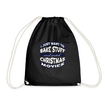 Baker Profession Bakers Motto Funny Quote Beards - Drawstring Bag - black - Front