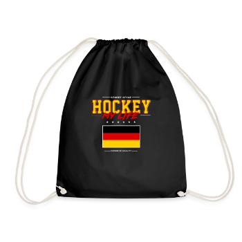 Hockey my Life - Drawstring Bag - black - Front