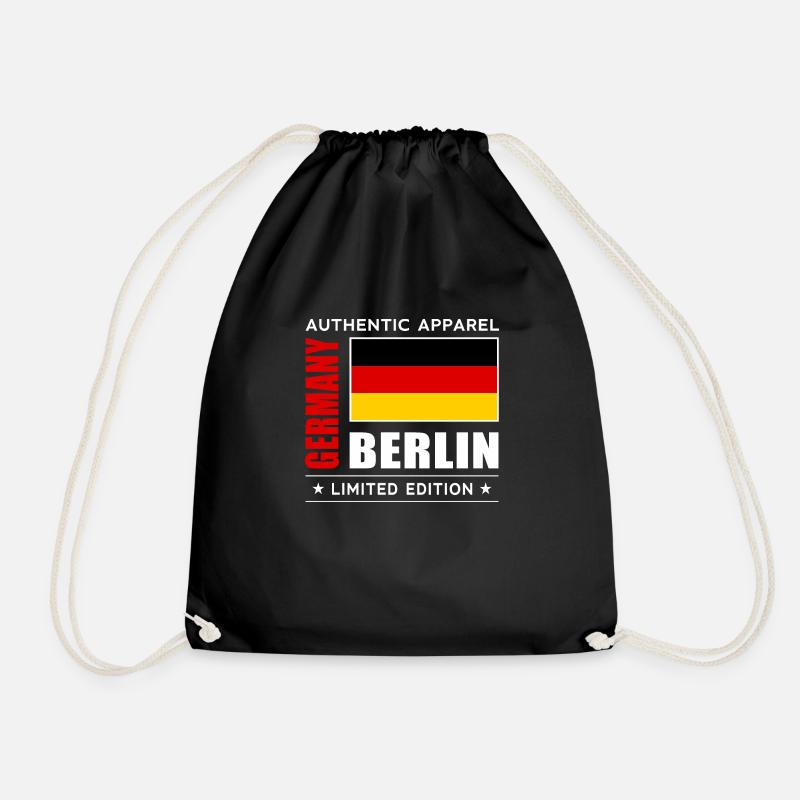 Berlin - Turnbeutel - Schwarz