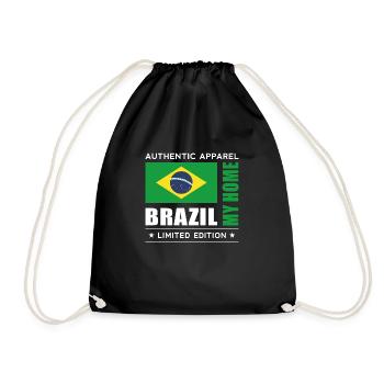 Brazil - Turnbeutel - Schwarz - Vorne