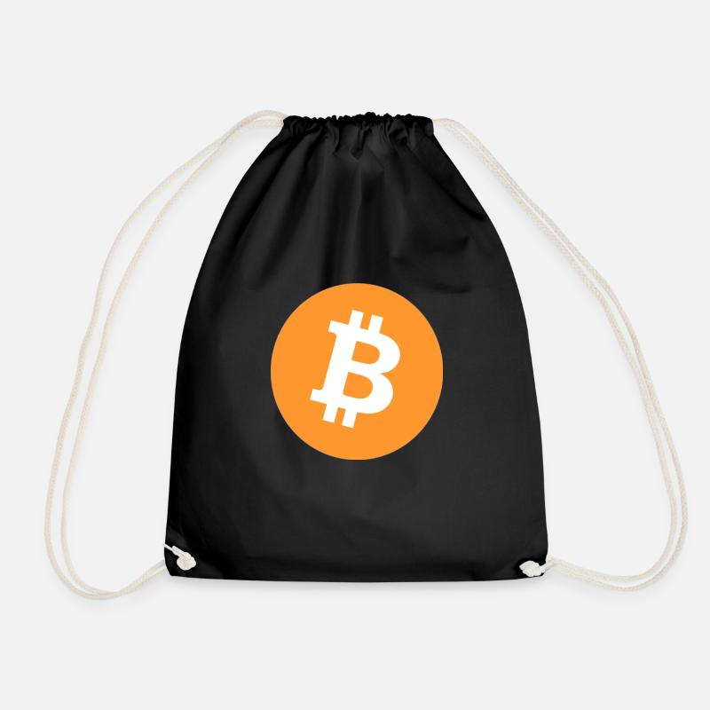 Bitcoins - Turnbeutel - Schwarz