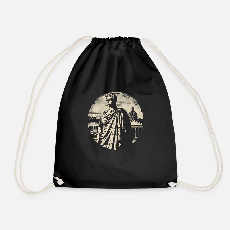 Cäsar-Siegel - Turnbeutel - Schwarz