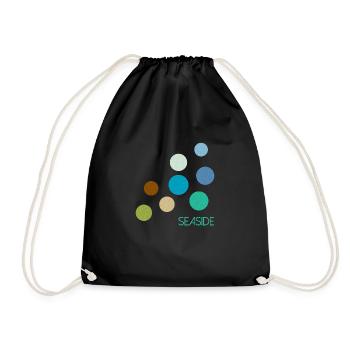 Toutes les couleurs - Bord de mer - Sac de sport léger - noir - Devant