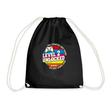 Original 2022 Vintage Niveau 2 Débloquer - Sac de sport léger - noir - Devant