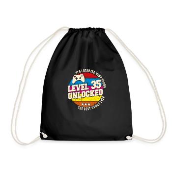 Original 1989 Vintage Niveau 35 Débloquer - Sac de sport léger - noir - Devant