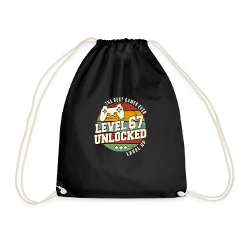 Legendary since 1957 Vintage anniversai gift - Drawstring Bag - black - Front