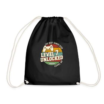 Legendary since 2017 Vintage anniversai gift - Drawstring Bag - black - Front
