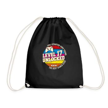 Original 2007 Vintage Niveau 17 Débloquer - Sac de sport léger - noir - Devant