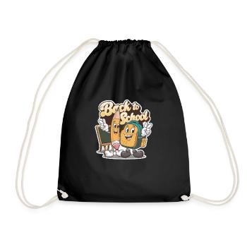 Back to School - Drawstring Bag - black - Front