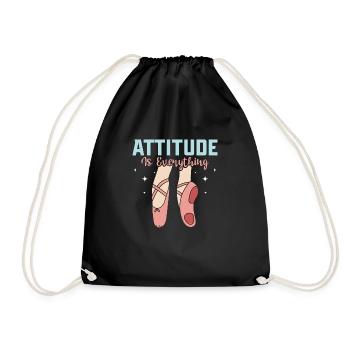 L’attitude est tout dans la danse classique - Sac de sport léger - noir - Devant