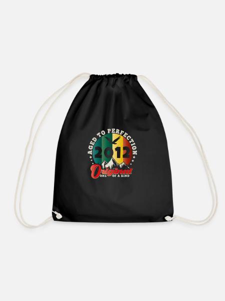 Anniversaire vintage 2012 - idée cadeau rétro 2012 - Sac de sport léger - noir