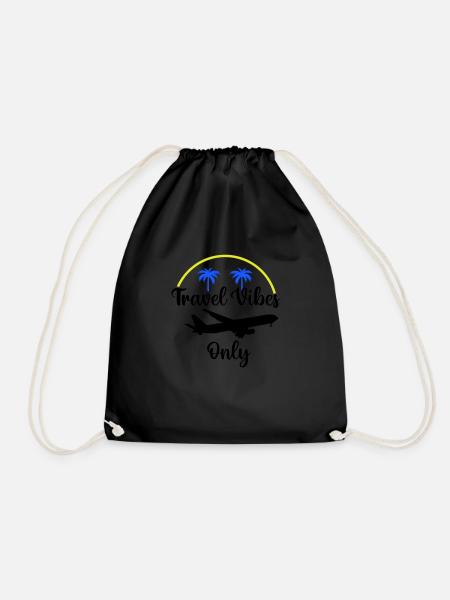 Travel Vibes uniquement - Sac de sport léger - noir