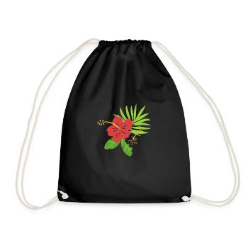 FLEUR - Sac de sport léger - noir - Devant
