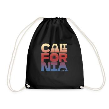 Fierté californienne - Sac de sport léger - noir - Devant