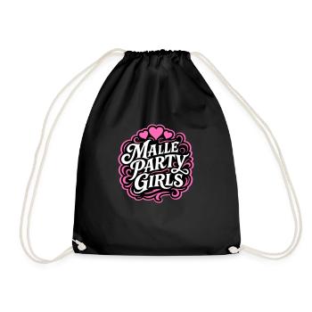 Malle Party Girls - Turnbeutel - Schwarz - Vorne