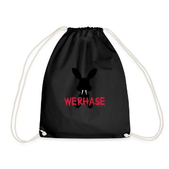 Return of the werhase - Turnbeutel - Schwarz - Vorne