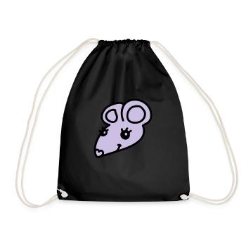 Sweet Mouse - Drawstring Bag - black - Front