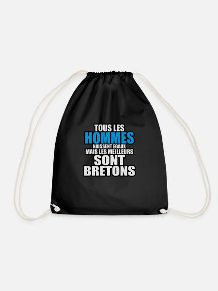 les meilleurs sont bretons - Sac de sport léger - noir