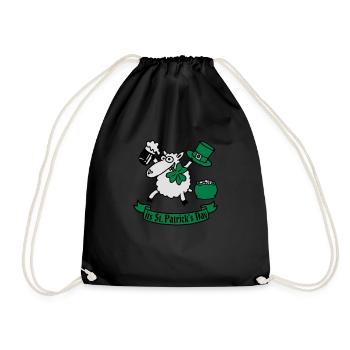 st_pattricks_sheep_b - Sac de sport léger - noir - Devant