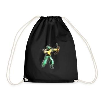 Charge arc bright glowing - Drawstring Bag - black - Front