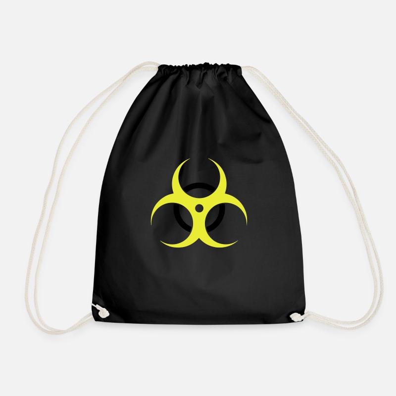 Hazard - Drawstring Bag - black