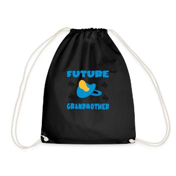 Future grandmother - Turnbeutel - Schwarz - Vorne