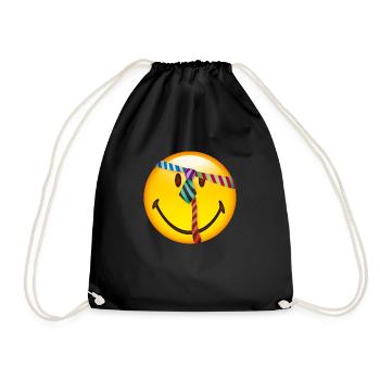 Smiley Tie - Sac de sport léger - noir - Devant