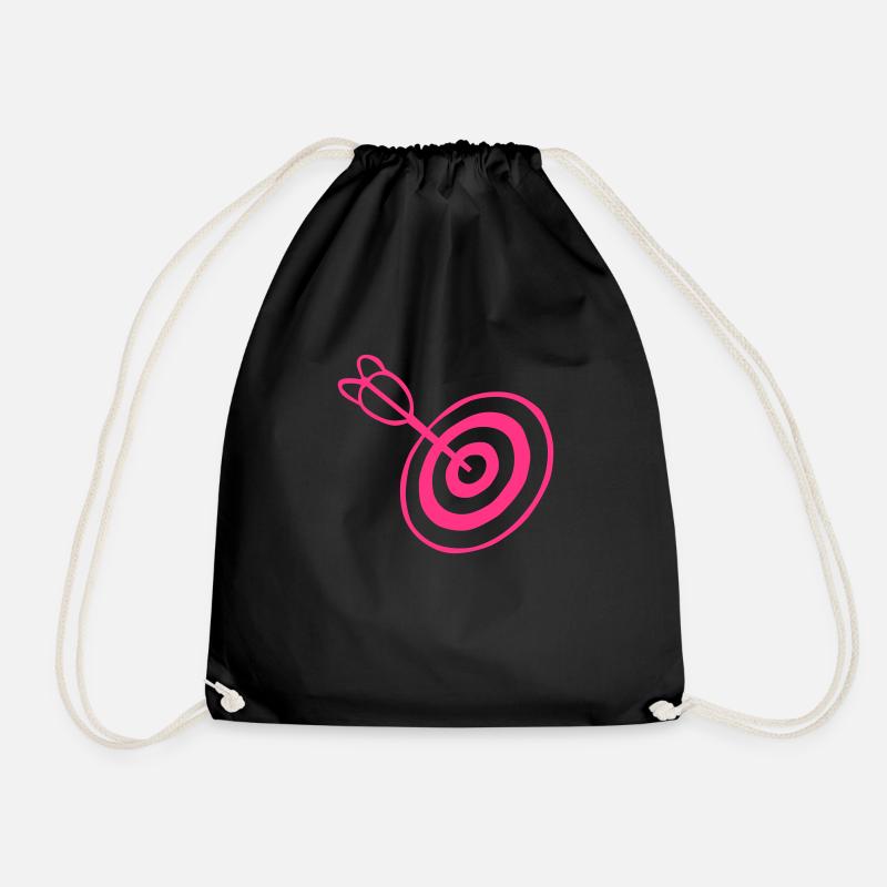 cible fleche flechette mille centre - Sac de sport léger - noir