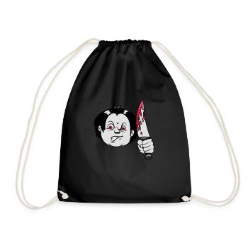 couteau d'horreur - Sac de sport léger - noir - Devant