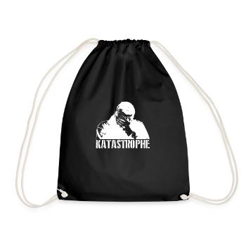 katastrophe - Turnbeutel - Schwarz - Vorne