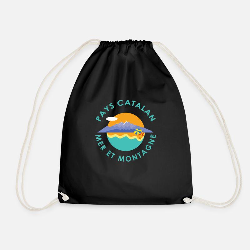 Pays catalan - Sac de sport léger - noir