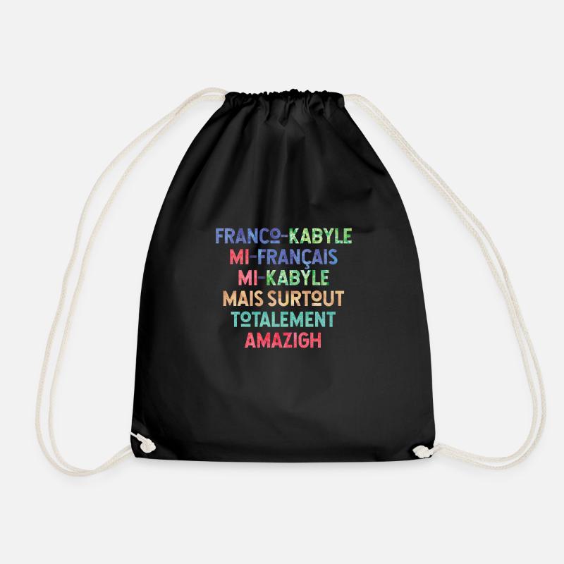 Franco-Kabyle - Sac de sport léger - noir