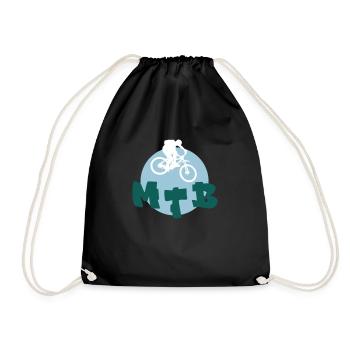 MTB - Drawstring Bag - black - Front