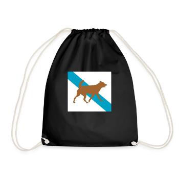 Chien chien - Sac de sport léger - noir - Devant