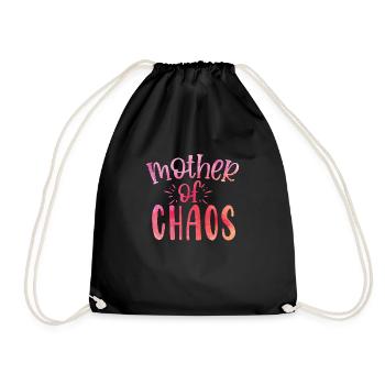 Mother of chaos - Drawstring Bag - black - Front