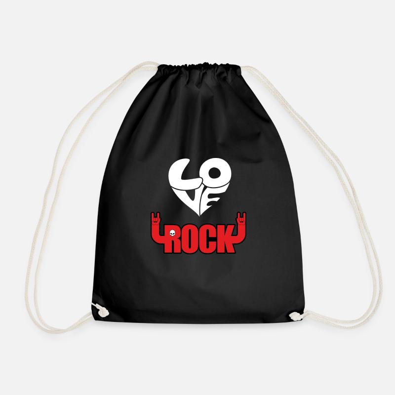 Love rock - Sac de sport léger - noir