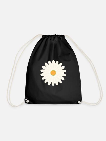 Floraison des marguerites - Sac de sport léger - noir
