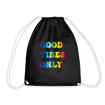 good vibes only - Sac de sport léger - noir - Devant